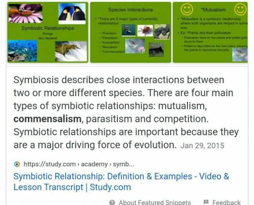 Which ecosystems do not have symbotic relationships  a. deserts  b. all ecosystems contain symbotic