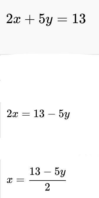 Select the correct equations. identity all of the linear functions. 2x + 5y = 13 -x3 + 3y + 10 3(2x*