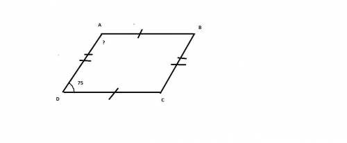 Abcd is a parallelogram. if mzcda = 75, then what is mzdab?