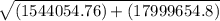 \sqrt{(1544054.76) + (17999654.8)}