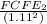 \frac{FCFE_{2} }{(1.11^{2})}