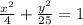 \frac{x^{2} }{4}+\frac{y^{2} }{25}=1