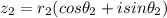 z_{2}=r_{2}(cos{\theta}_{2}+isin{\theta}_{2})