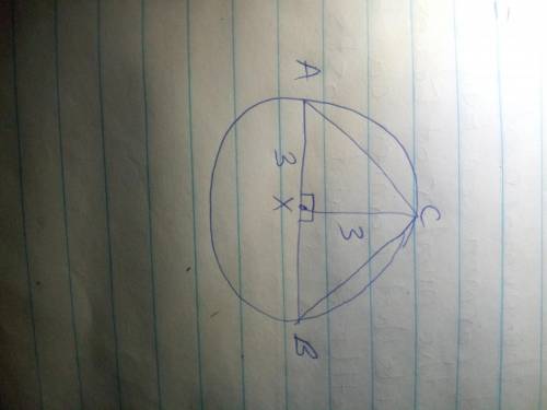 If ab is the diameter of the circle with center x and c is a point on the circle such that ac = ax =