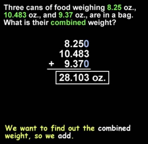 Write a word problem that involves adding or subtracting decimals include the solution