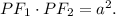 PF_1\cdot PF_2=a^2.