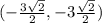 (-\frac{3\sqrt{2}}{2},-3\frac{\sqrt{2}}{2})