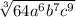 \sqrt[3]{64a^6b^7c^9}