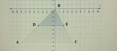 What scale factor was used in going from the grey triangle to the yellow triangle?
