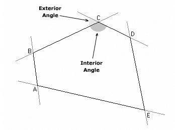 Which of the following could not be the measure of an exterior angle of a polygon?  a.) 60 degrees b