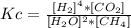 Kc = \frac{[H_2]^4*[CO_2]}{[H_2O]^2*[CH_4]}