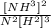 \frac{[NH^3]^2}{N^2[H^2]^3}