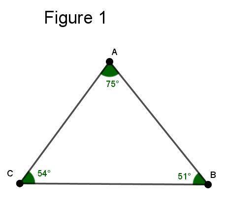 The diagram shows triangle abc. adb is a straight line. the size of angle dcb:  the size of angle ac