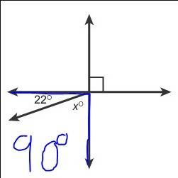 What is the value of x in the figure?  enter your answer in the box. x =