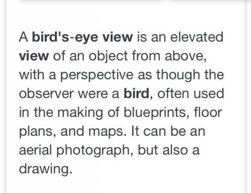 Wut is a birds eye view of a collsion