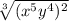 \sqrt[3]{(x^{5}y^{4})^{2} }