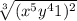 \sqrt[3]{(x^{5}y^{4}1)^{2} }