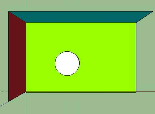 Which simple solid looks like a circle from above, a rectangle from the front, and a rectangle from