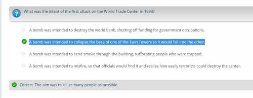 What motivated the terrorists in the first attack on the world trade center in 1993?