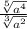 \frac{\sqrt[5]{a^{4}}}{\sqrt[3]{a^{2}}}