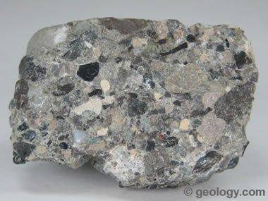 Asedimentary rock made up of rock fragments with rounded edges is called