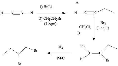 Draw the structures of organic compounds a and b. indicate stereochemistry where applicable.