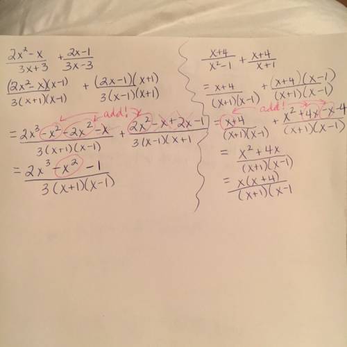 Urgent ! for numbers 10 and 11 add and simplify. there are rational expressions let me know how to s