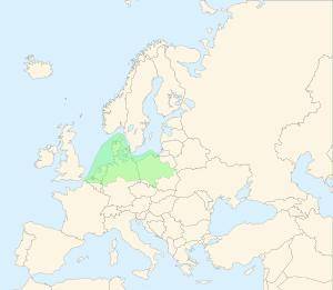 The northern european plain is located on which border of russia