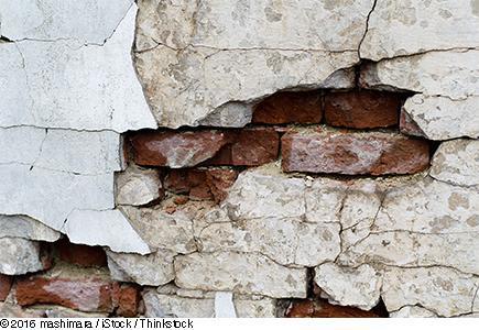 Create a hypothesis relating to the cause of the cracks seen in the image below. be sure to justify