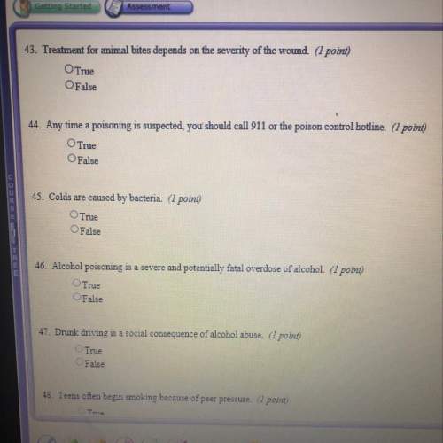 Can someone on these true and false really really easy