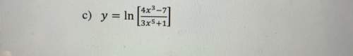 Find the derivative in the form dy/dx
