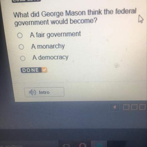 What did george mason think the federal government would become