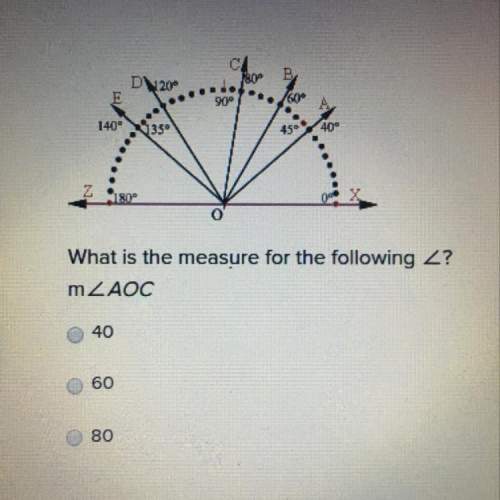 What is the measure for the following &lt; ? m