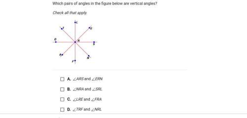 Which pairs of angles in the figure below are verticle angles? check all that apply.