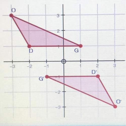 Question 3 (essay worth 10 points) (02.03 mc) triangle dog was rotated to create triangle d'o'g'. de