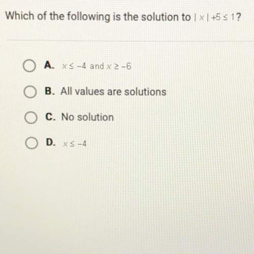 Which of the following is the solution?