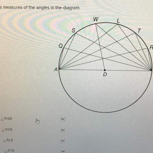 Find the measure of angles in the diagram having trouble can u