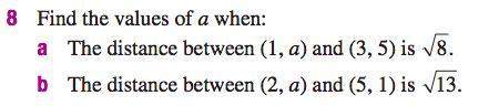 For question b, do you know why you keep it at 1- a and not minus the 1 instead?