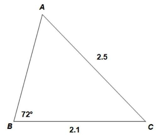 Using the triangle pictured, find the measure of side ab. round your answer to the nearest tenth. a)