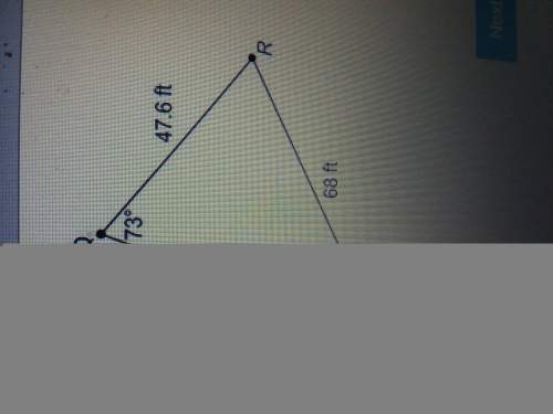 What is the measurement of angle p? round your answer to the nearest degree. a. 29°b.42°c.65°d.78°&lt;