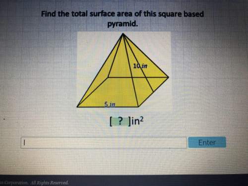 Need with a math question with finding a surface area of a sqaure pyramid