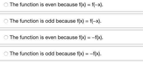 Determine whether the function f(x) = 3(x − 1)4 is even or odd.