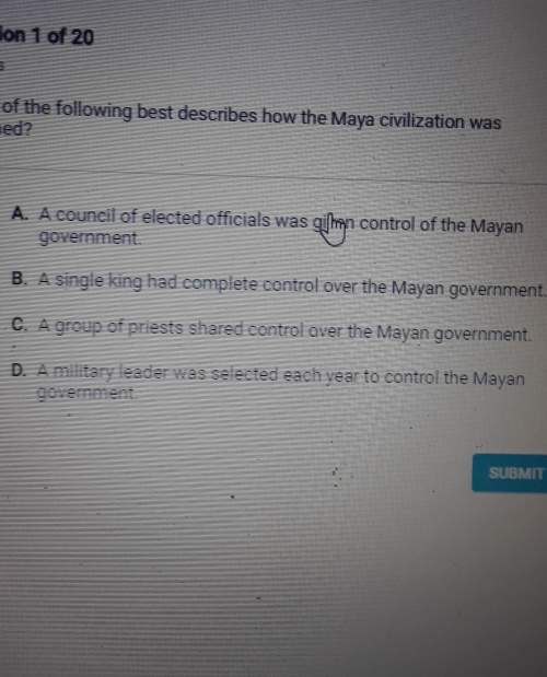 Which of the following best describes how the maya civilization was governed