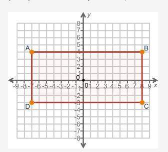 (05.05)on the coordinate plane below, what is the length of ab. 7 units 8 units