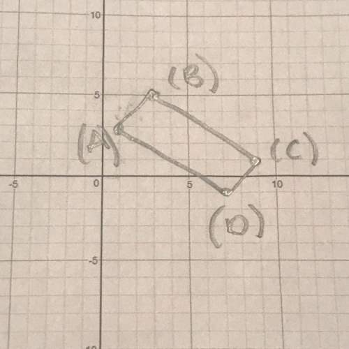 How do you prove that this figure is a quadrilateral?  the points are a(1,3) b(3,5) c(9,1) an