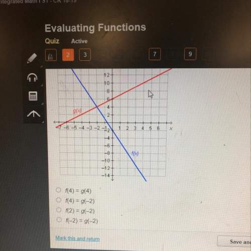 Which statement is true regarding the graphed functions