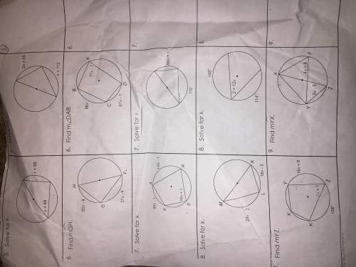 Ihave a worksheet called inscribed angles in circles partner worksheet. if anyone has answers 5 to 9