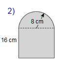 2. look at the following shape below: find the perimeter of the following shape using the correct