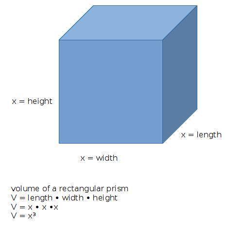 Arectangular prism with a volume of 44 cubic units is filled with cubes with side lengths of 1/3 uni