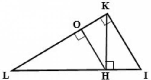 Find the missing lengths: LK=15 and KH=9, find KI and HI.